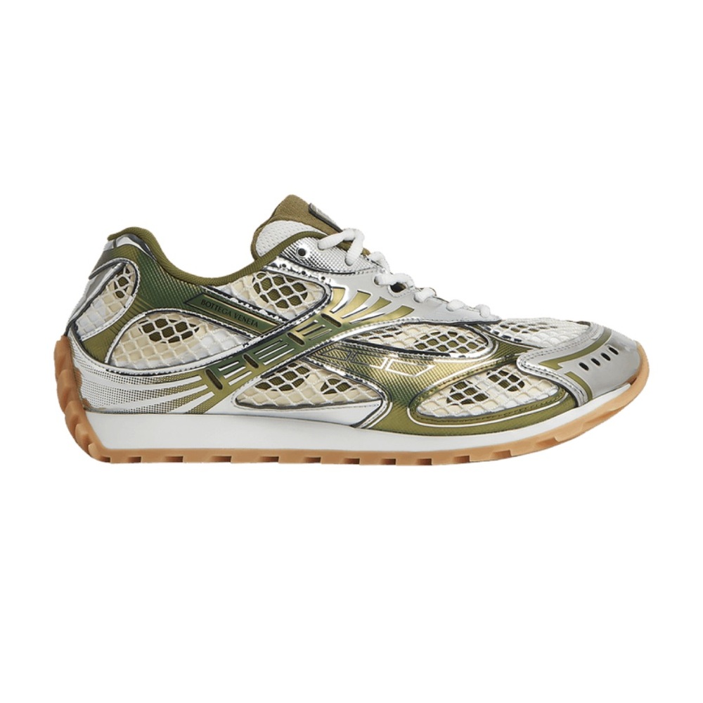 Bottega Veneta Mud and White Sneakers